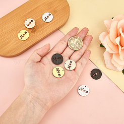 8Pcs 4 Colors Mother's Day Ion Plating(IP) 304 Stainless Steel Pendants&nbsp;STAS-PH0003-95