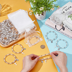 60pcs Alloy Charm Bracelets&nbsp;BJEW-UN00032