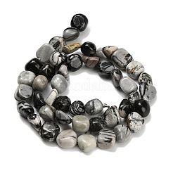 Natural Picasso Jasper Beads Strands&nbsp;G-K398-A01-01