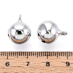 PVD Vacuum Plating Brass Bell Charms Pendants&nbsp;X-KKB-R002-12mm-08