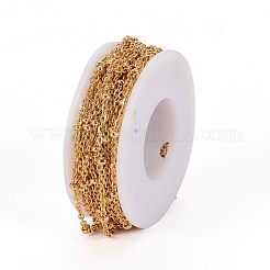 304 Stainless Steel Cable Chains&nbsp;CHS-F007-15G