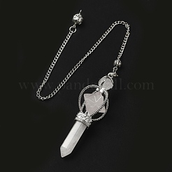 Natural Quartz Crystal Dowsing Pendulums&nbsp;G-C095-01P-02