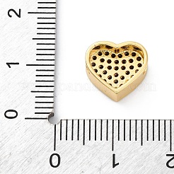 Brass Cubic Zirconia Beads&nbsp;KK-S510-41G-01