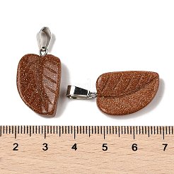Synthetic Goldstone Pendants&nbsp;G-B127-01P-08