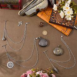 3Pcs Alloy Locket Pendant Decorations&nbsp;HJEW-PH02381