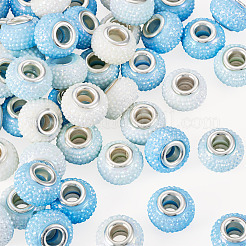 100Pcs Large Hole Resin Rhinestone European Beads&nbsp;OPDL-TA0001-07B