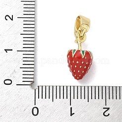 Brass Enamel Charms&nbsp;KK-K368-44G