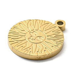 Ion Plating(IP) 316L Surgical Stainless Steel Charms&nbsp;STAS-M317-08G