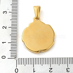 304 Stainless Steel Pendants&nbsp;STAS-R229-22G