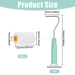 20Pcs EVA Foam Roller&nbsp;DIY-GL0007-11