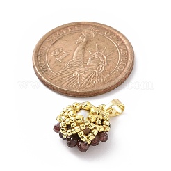 Handmade Japanese Seed Beads Pendants&nbsp;PALLOY-MZ00056
