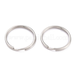 Non-Tarnish 304 Stainless Steel Split Key Rings&nbsp;STAS-H153-02P