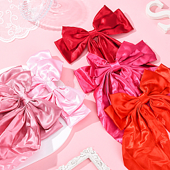 5Pcs 5 Colors Bowknot Polyester Hair Barrettes&nbsp;PHAR-SP0001-18A