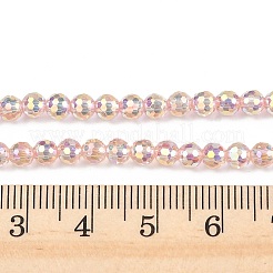 Electroplate Glass Beads Strands&nbsp;EGLA-B013-01A-AB04