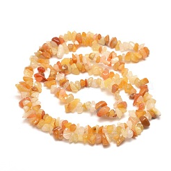 Natural Topaz Jade Chip Bead Strands&nbsp;G-M205-16