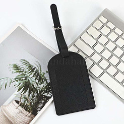 CutHollow 4Pcs PU Leather Luggage Tag&nbsp;OFST-CL0001-01A-03