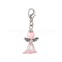 20Pcs 5 Colors Angel Acrylic Pendant Decorations&nbsp;HJEW-JM03996