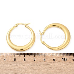 304 Stainless Steel Hoop Earrings for Women&nbsp;EJEW-U046-07G-B