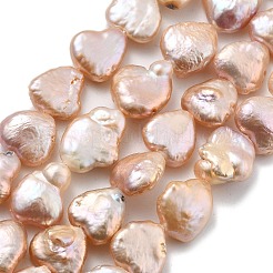 Natural Baroque Keshi Pearl Beads Strands&nbsp;PEAR-P064-07B-02C