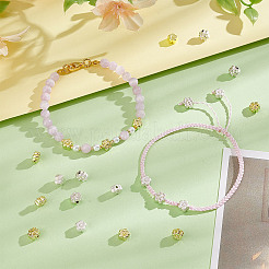 4 Styles Rack Plating Alloy Beads&nbsp;FIND-PH0022-64