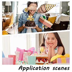 6Pcs 6 Style Acrylic Cake Insert Card Decoration&nbsp;BAKE-SD0001-03