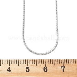 Tarnish Resistant 304 Stainless Steel Snake Chain Necklaces&nbsp;NJEW-F112-39