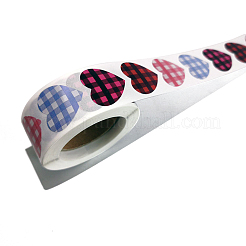 Heart with Tartan Paper Stickers&nbsp;HEAR-PW0001-174