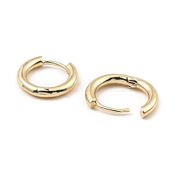 Brass Huggie Hoop Earrings&nbsp;EJEW-I289-26KCG