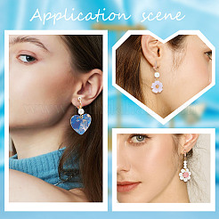 18Pcs 3 Style Brass Clip-on Earring Findings&nbsp;FIND-SC0003-96RG