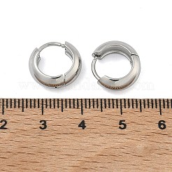 201 Stainless Steel Hoop Earrings&nbsp;EJEW-D354-21P-01
