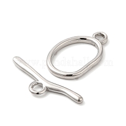 Non-Tarnish 304 Stainless Steel Toggle Clasps&nbsp;STAS-F290-06P