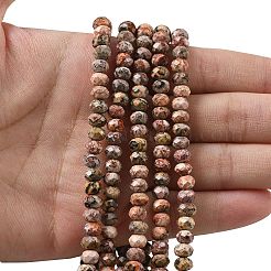 Natural Leopard Skin Jasper Beads Strands&nbsp;G-D344-A24