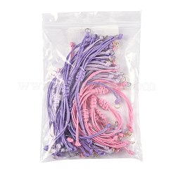 24Pcs 6 Styles Waxed Polyester Cord Slider Bracelet Making&nbsp;AJEW-FS00004