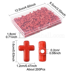 200Pcs Opaque Acrylic Beads&nbsp;SACR-FS0001-40A