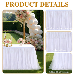 Polyester Table Skirt&nbsp;AJEW-WH20019-110B