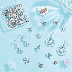60Pcs 10 Style Alloy Pendants&nbsp;FIND-SC0005-21