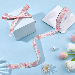 1Roll Single Face Printed Polyester Satin Ribbon&nbsp;SRIB-CY0001-47B