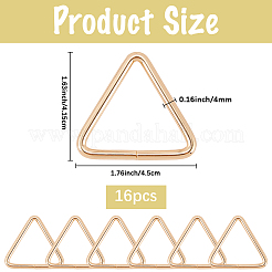 16Pcs Triangle Iron Linking Rings&nbsp;IFIN-CL0001-07KCG