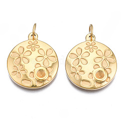 316 Surgical Stainless Steel Pendants Rhinestone Settings&nbsp;STAS-N097-040
