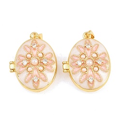 Brass Locket Pendants&nbsp;KK-D232-08G