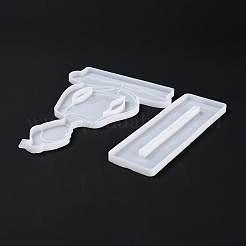 YOGA DIY Silicone Statue Molds&nbsp;DIY-G046-13