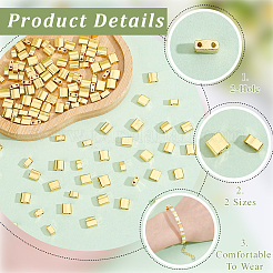200Pcs 2 Styles Electroplate Glass Seed Beads&nbsp;SEED-BBC0001-01