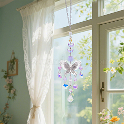 100Pcs Glass Pendants&nbsp;GLAA-SP0001-63