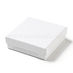 Texture Paper Jewelry Gift Boxes&nbsp;OBOX-G016-C03-A