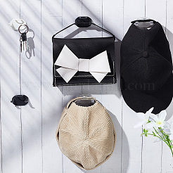 18Pcs 3 Colors Plastic Hat Rack for Wall&nbsp;AJEW-BC0006-45