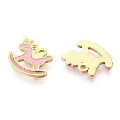 304 Stainless Steel Enamel Charms&nbsp;STAS-T065-49G
