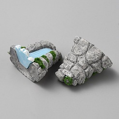 Resin Mountain Shape Ornaments&nbsp;AJEW-WH0541-39E