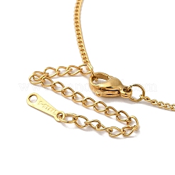 Stainless Steel Nuggets Pendant Necklace&nbsp;NJEW-D054-04G