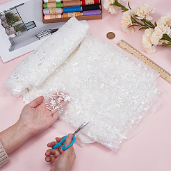 Polyester Flower Embroidery Lace Fabrics&nbsp;DIY-WH0759-47