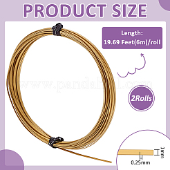 Flat Brass Wire&nbsp;CWIR-WH0012-07B-03